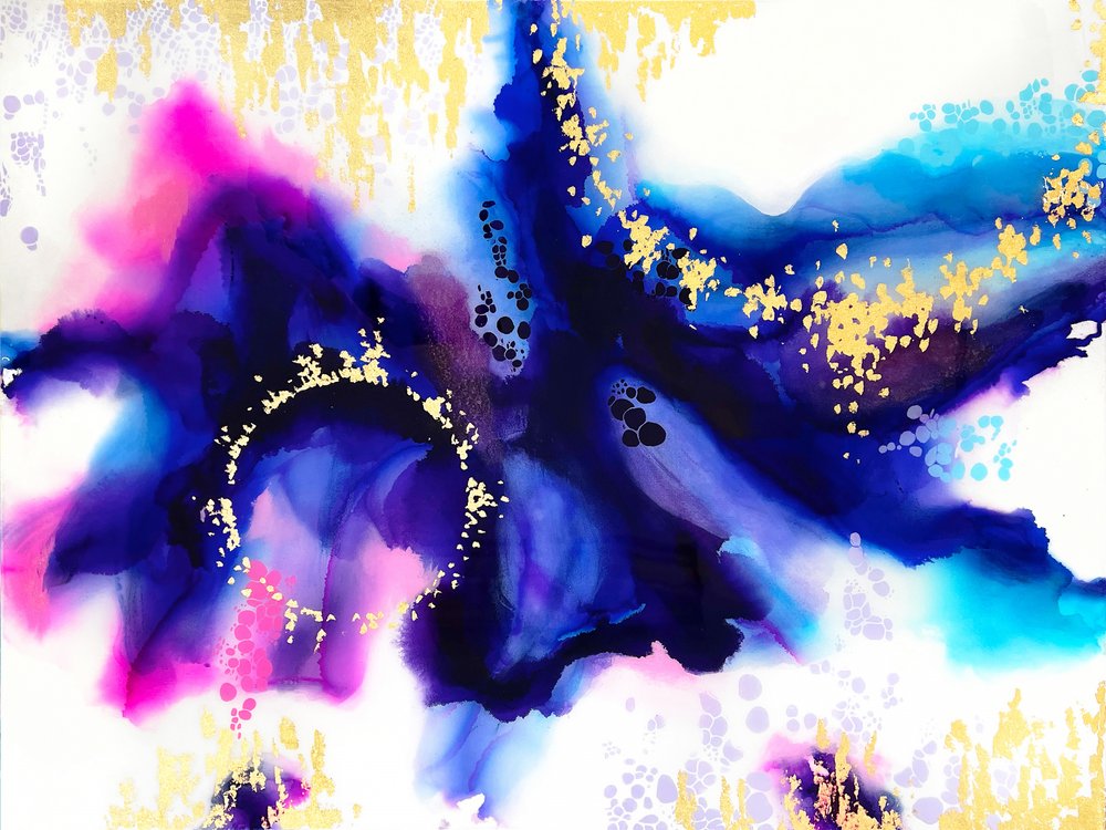 Levendige kosmische werveling door Alyson Storms