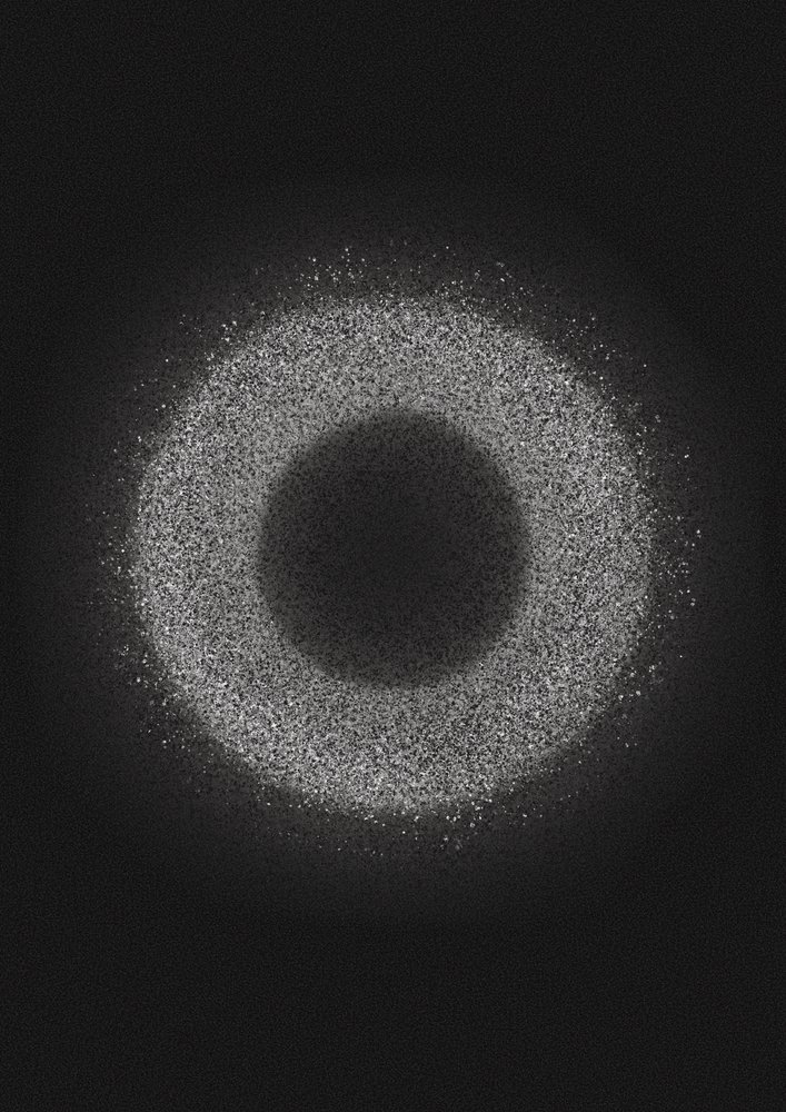 Abstract Light Ring door Amy Louise Baker