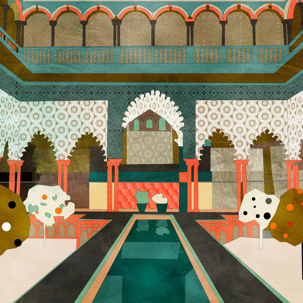 Alhambra, Granada, Spanje door Ana Rut Bre