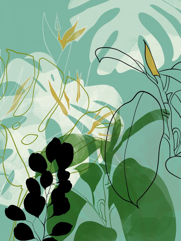 Bladerenlijn Boho2 door Ana Rut Bre