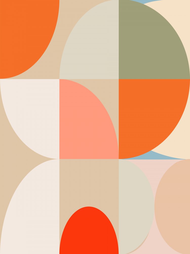 Mid Century Pastel 12 door Ana Rut Bre