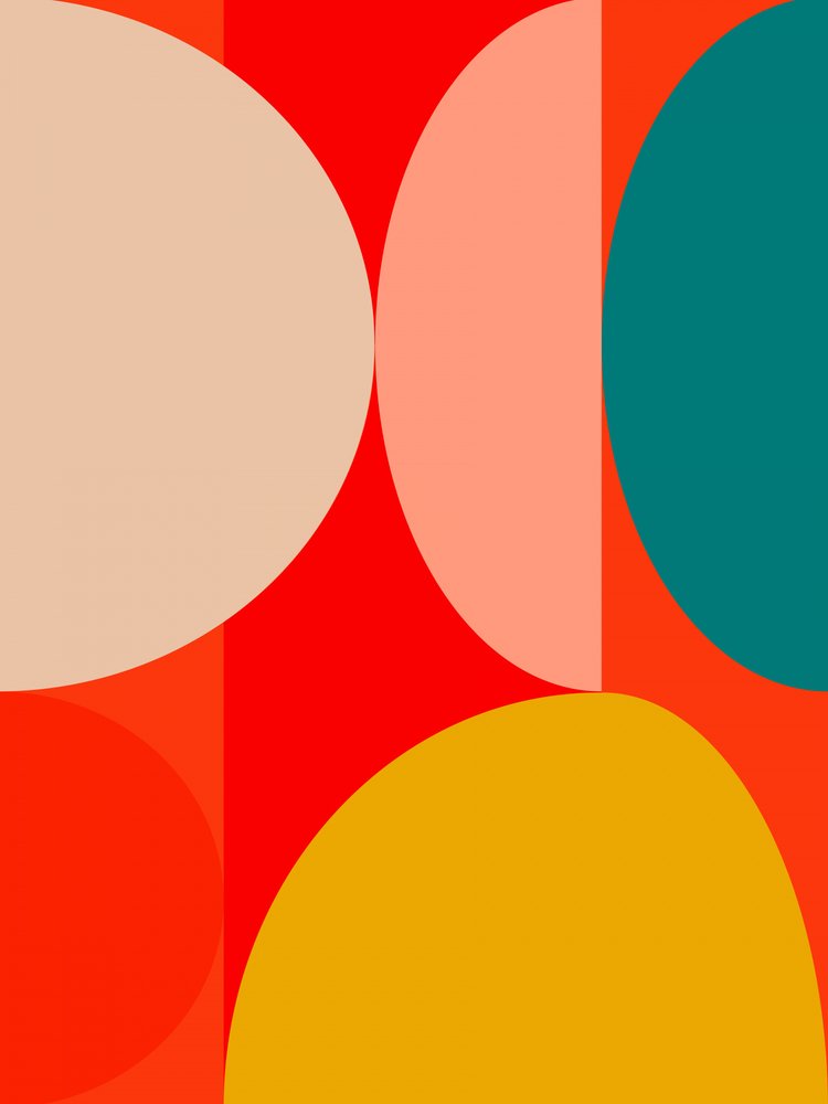 Mid Century Pastel 13 door Ana Rut Bre