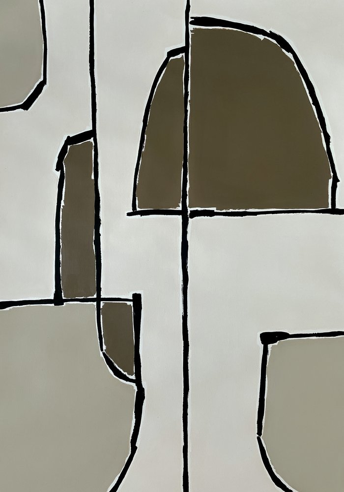 Neutrale geometrische vormen door Andrea Reichhart