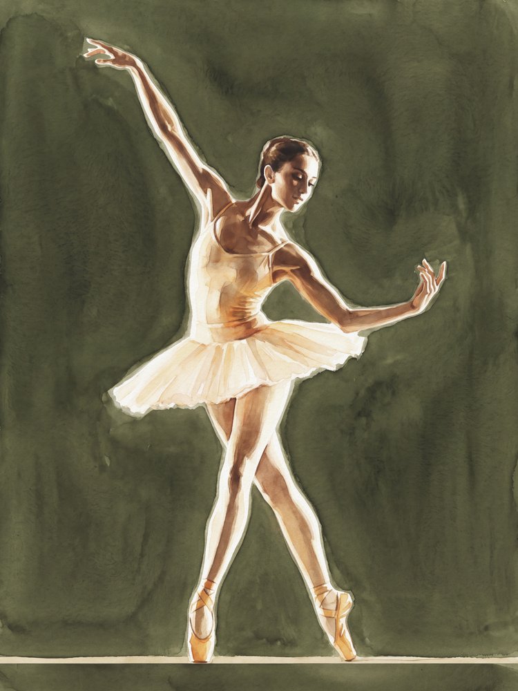 Sierlijke balletdanseres door Andreas Magnusson