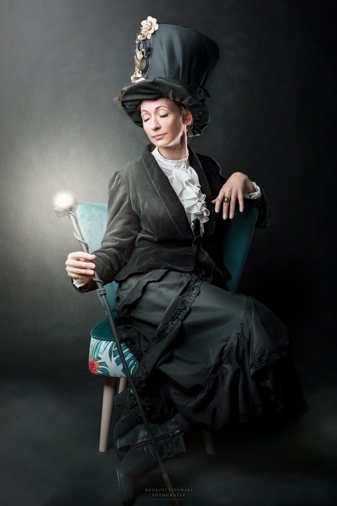 Elegant steampunkportret door Andrzej Lisowski