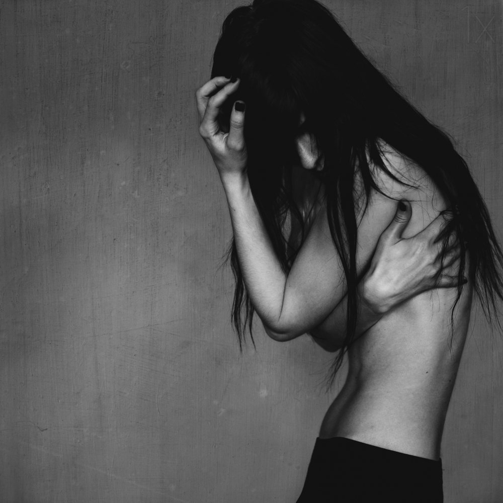 Vrouw in wanhoop door Anja Matko