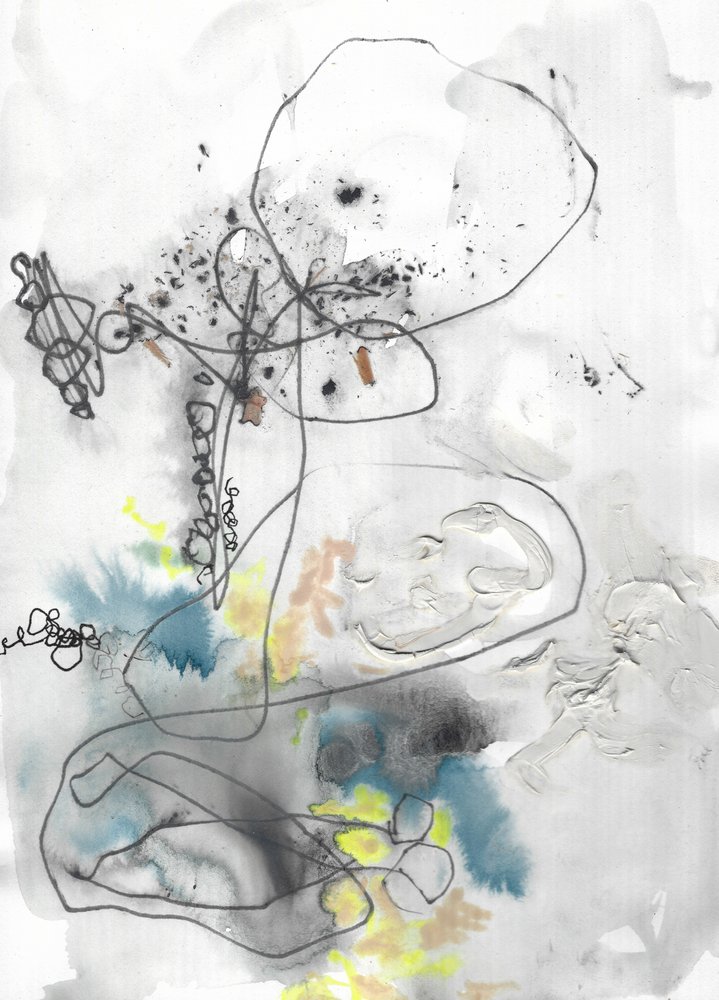 Dynamische abstracte expressie door Annick