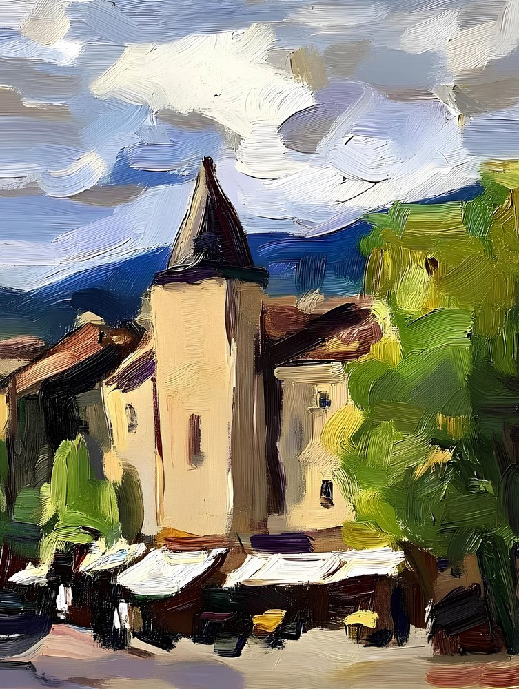 Sunny Village Market door Avanesova Elena