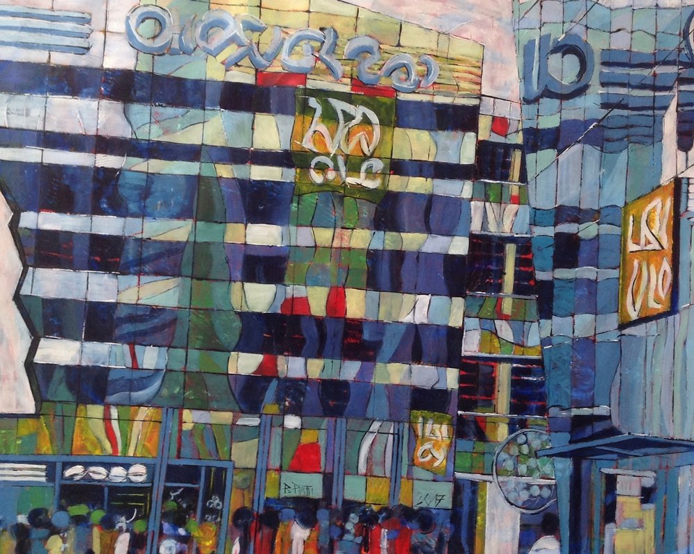 Levendige stadsreflecties door Barbara Piatti