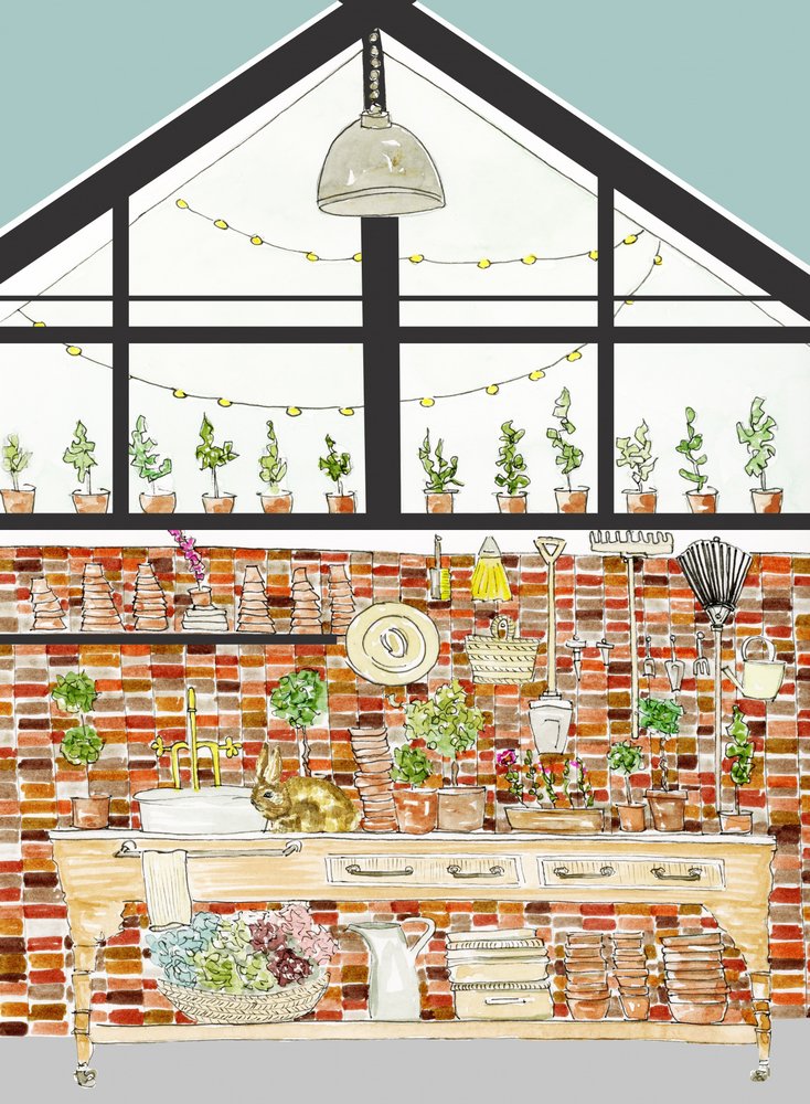 Rustiek tuinhuisje door Breanna Megan Studio