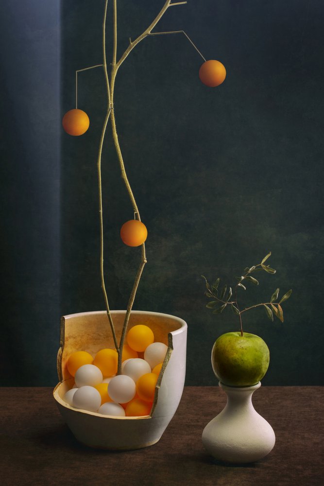 Modern fruitarrangement door Brig Barkow