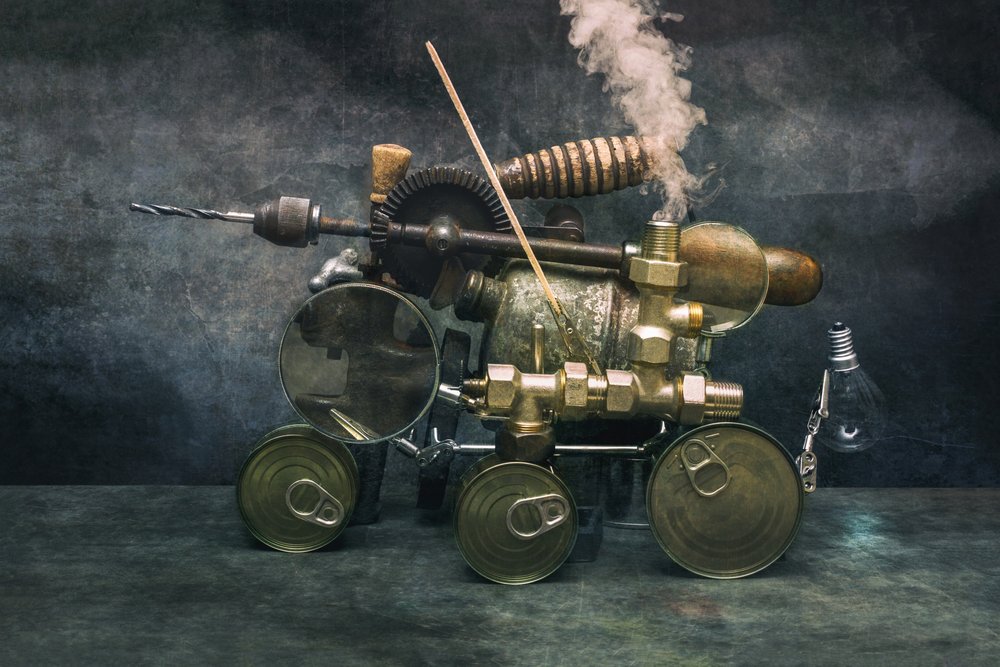 Steampunk-uitvinding door Brig Barkow