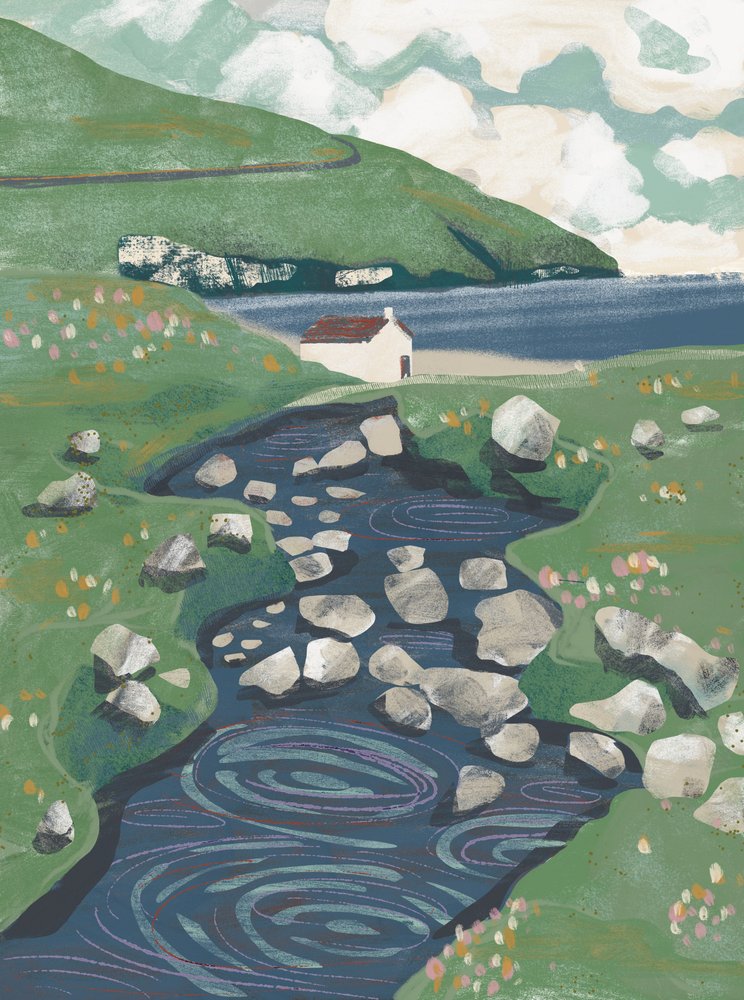 Winding Stream Landhuis door Charlotte Trudgett