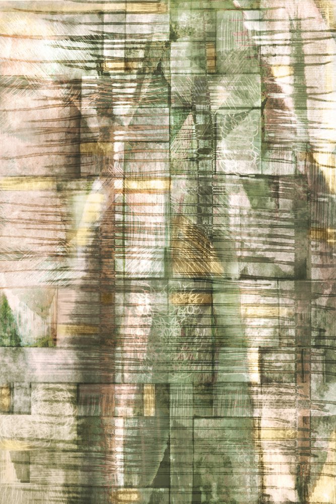 Abstracte strepen met textuur door Christina Sillen