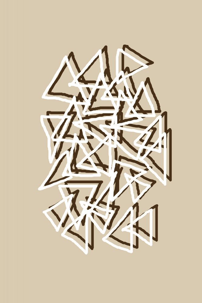 Dynamische geometrische driehoeken door Christina Sillen