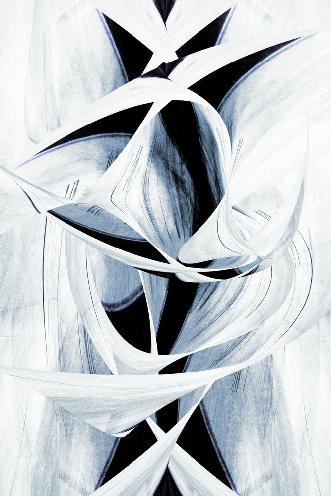 Elegante monochrome krul door Christina Sillen