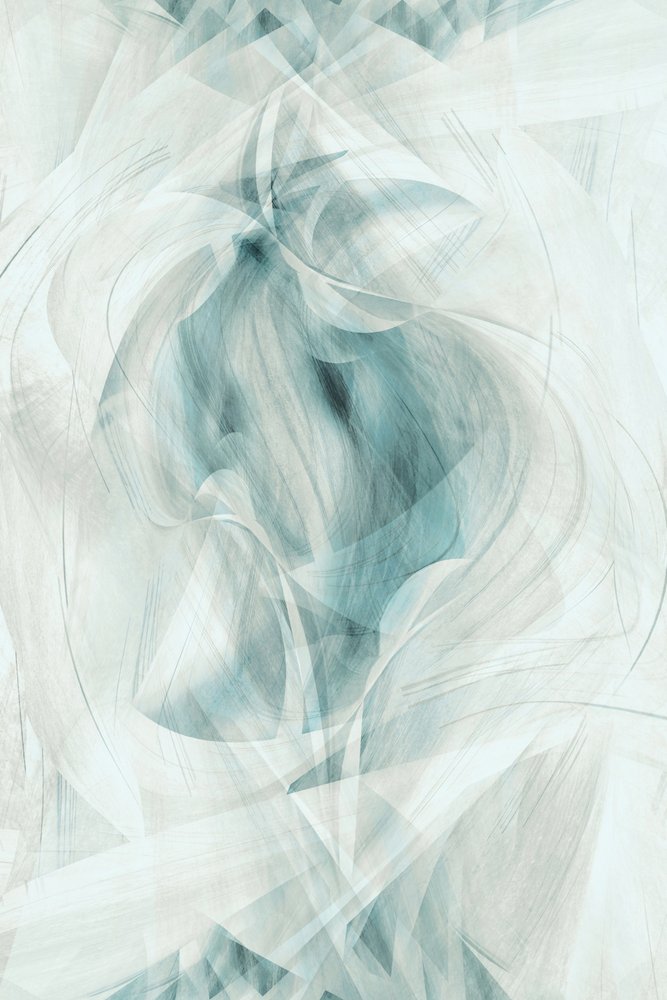 Etherische Aqua Swirl door Christina Sillen