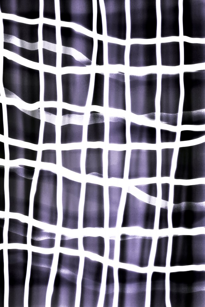 Indigo Abstract Raster door Christina Sillen