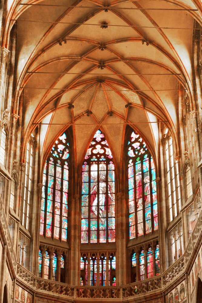 Majestueus kerkglas door Christina Sillen