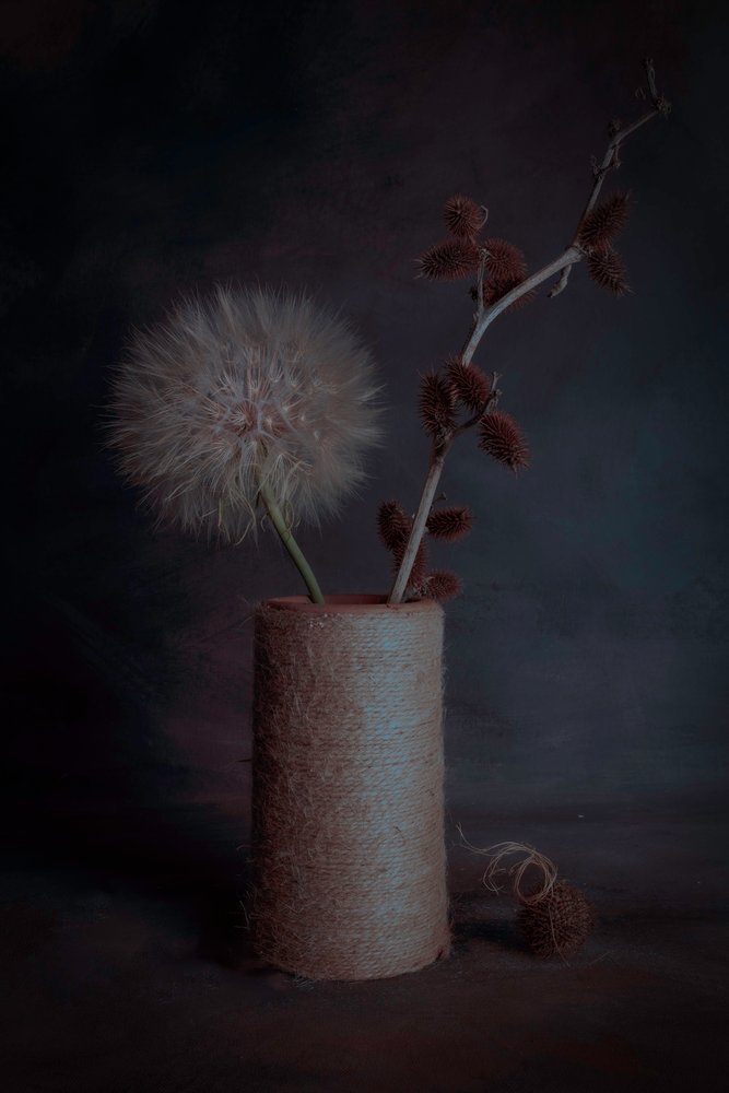 Stilleven in botanische stijl van Moody door Cicek Kiral