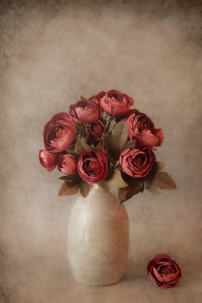 Stemmige rode bloemen door Cicek Kiral