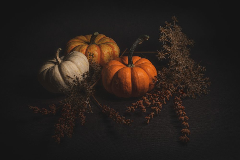 Rustieke herfstpompoenen door Cicek Kiral