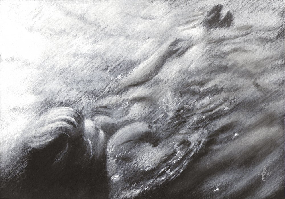 Vrouw die uit het water komt door Corné Akkers