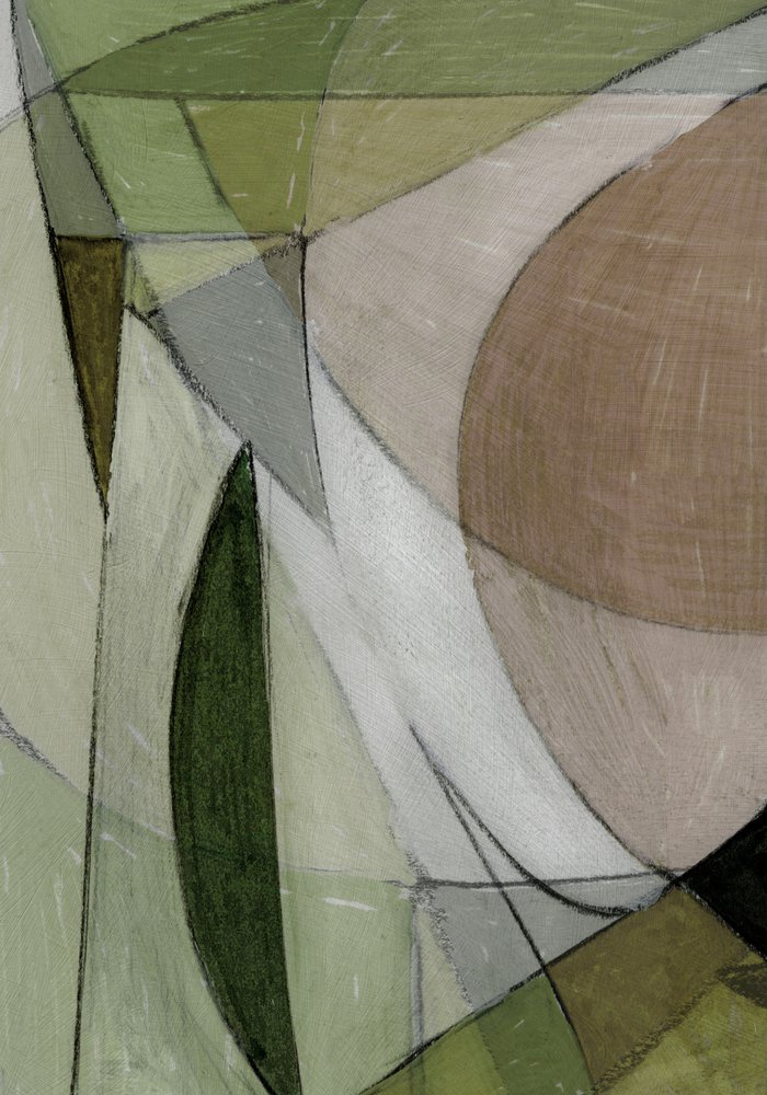 Abstracte aardetinten door Dan Hobday