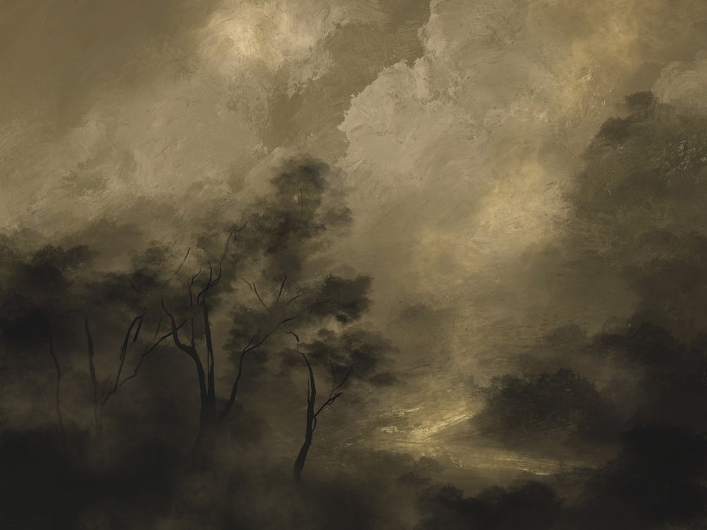 Moody Woods door Dan Hobday