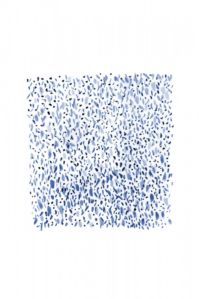 Indigo-spikkelpatroon door Danushka Abeygoda
