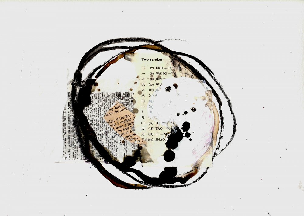 Abstracte inktcirkels door Deb Chaney