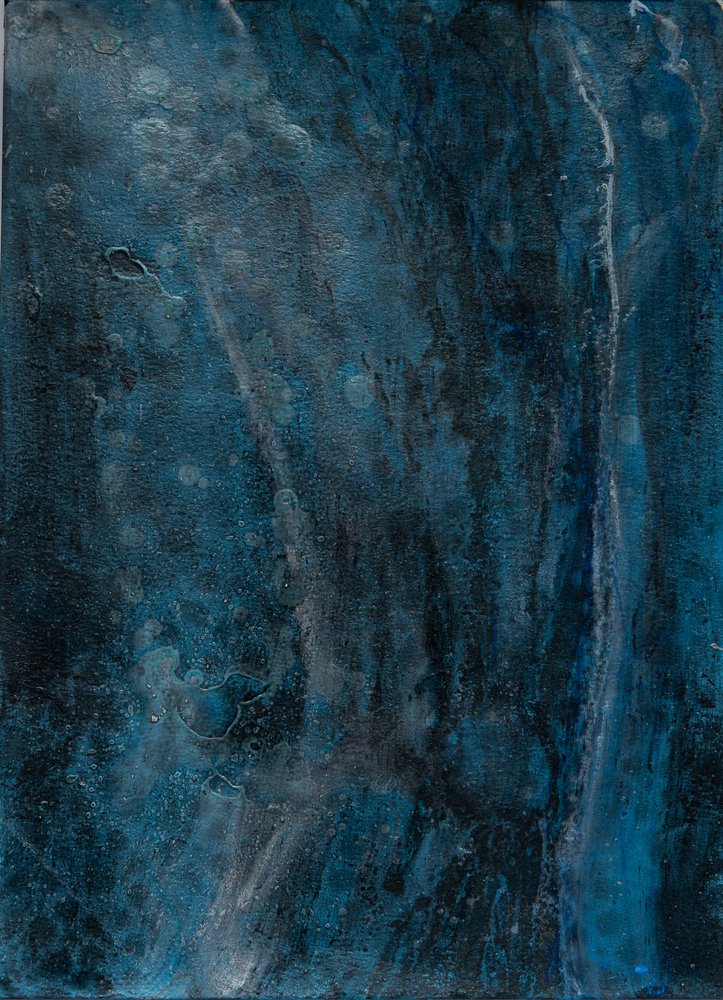 Abstracte oceaandieptes door Deb Chaney