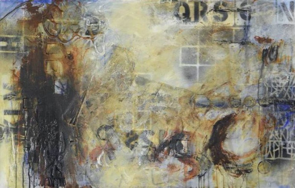Abstract Urban Grunge door Deb Chaney