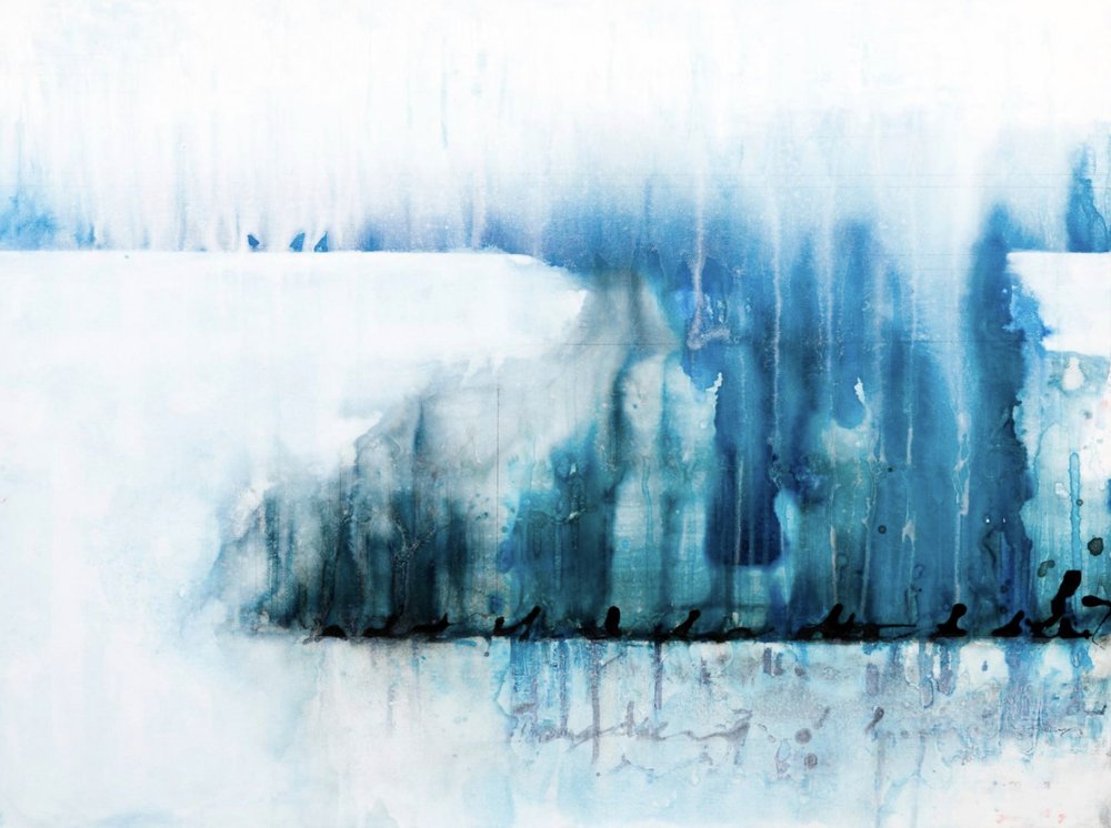 Stromend Arctisch Blauw door Deb Chaney