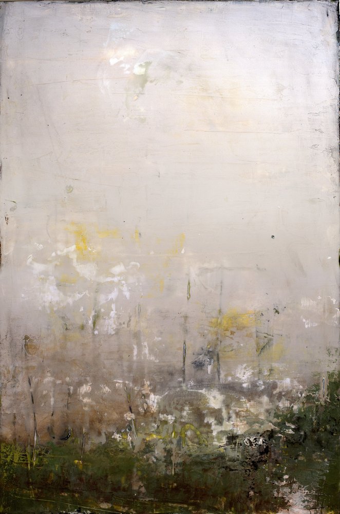Mistig abstract veld door Deb Chaney