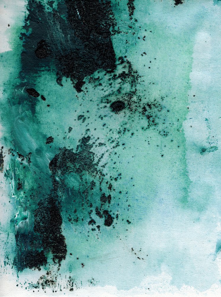 Mystieke blauwgroene stromingen door Deb Chaney