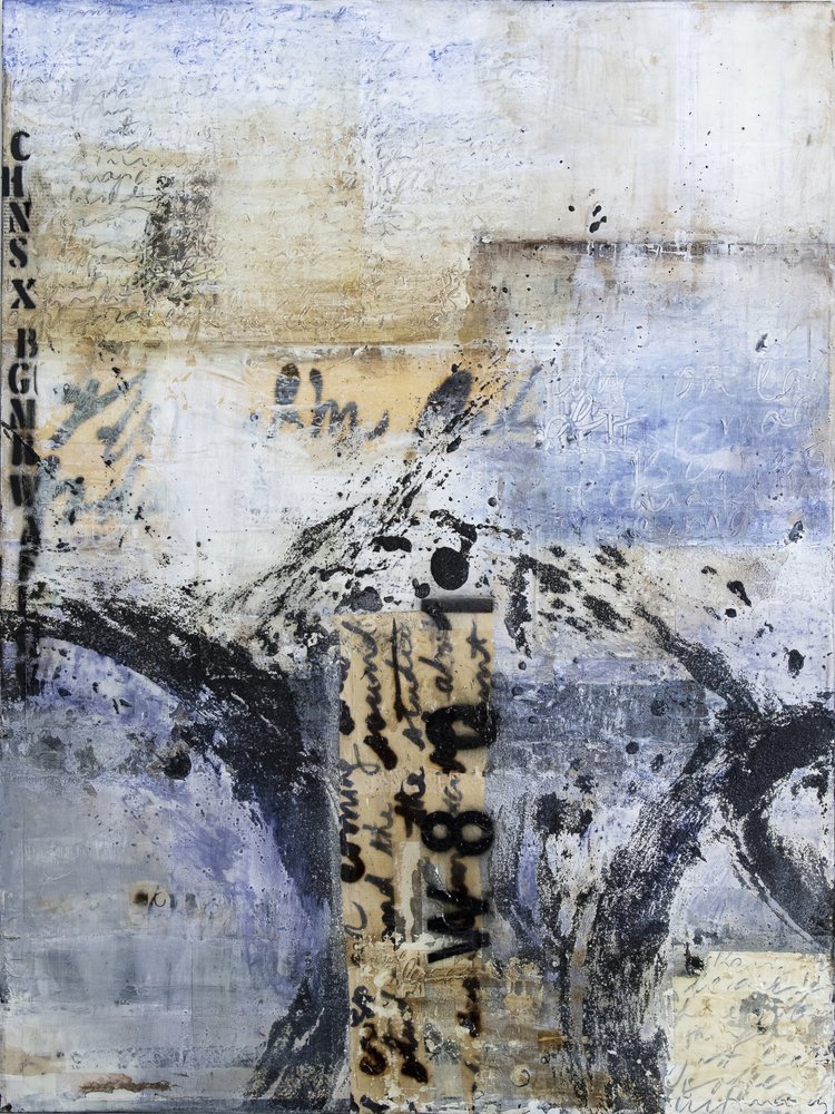 Abstracte lagen met textuur door Deb Chaney