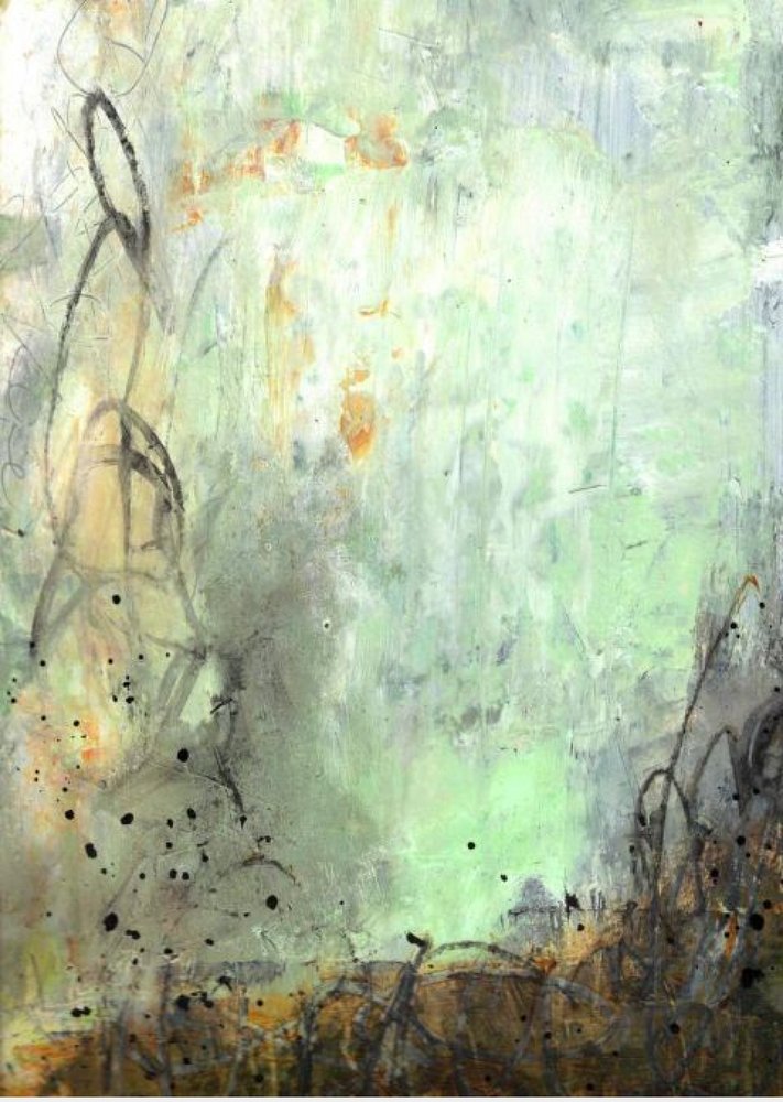 Rustige groene nevel door Deb Chaney