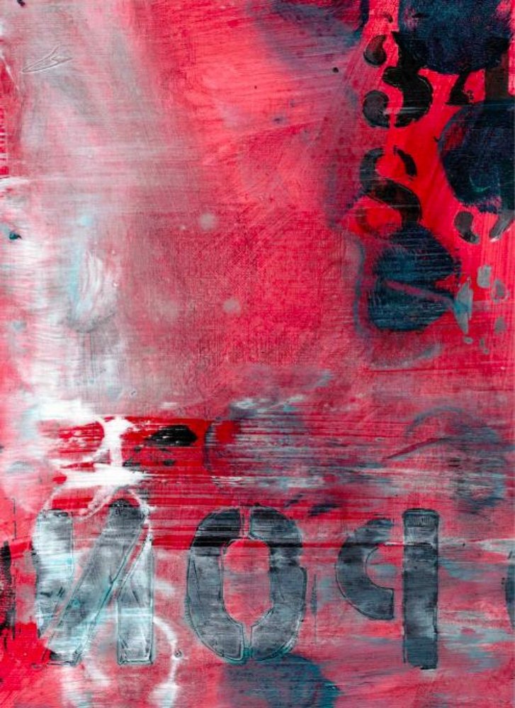Levendige stedelijke abstracte kunst door Deb Chaney