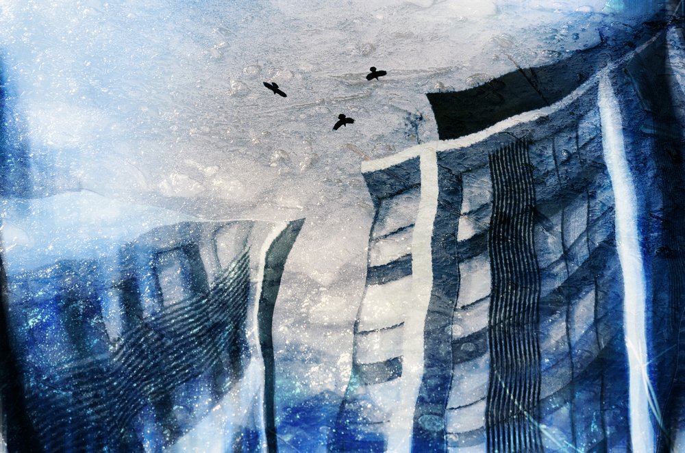 Abstracte stadsvlucht door Desislava Ignatova