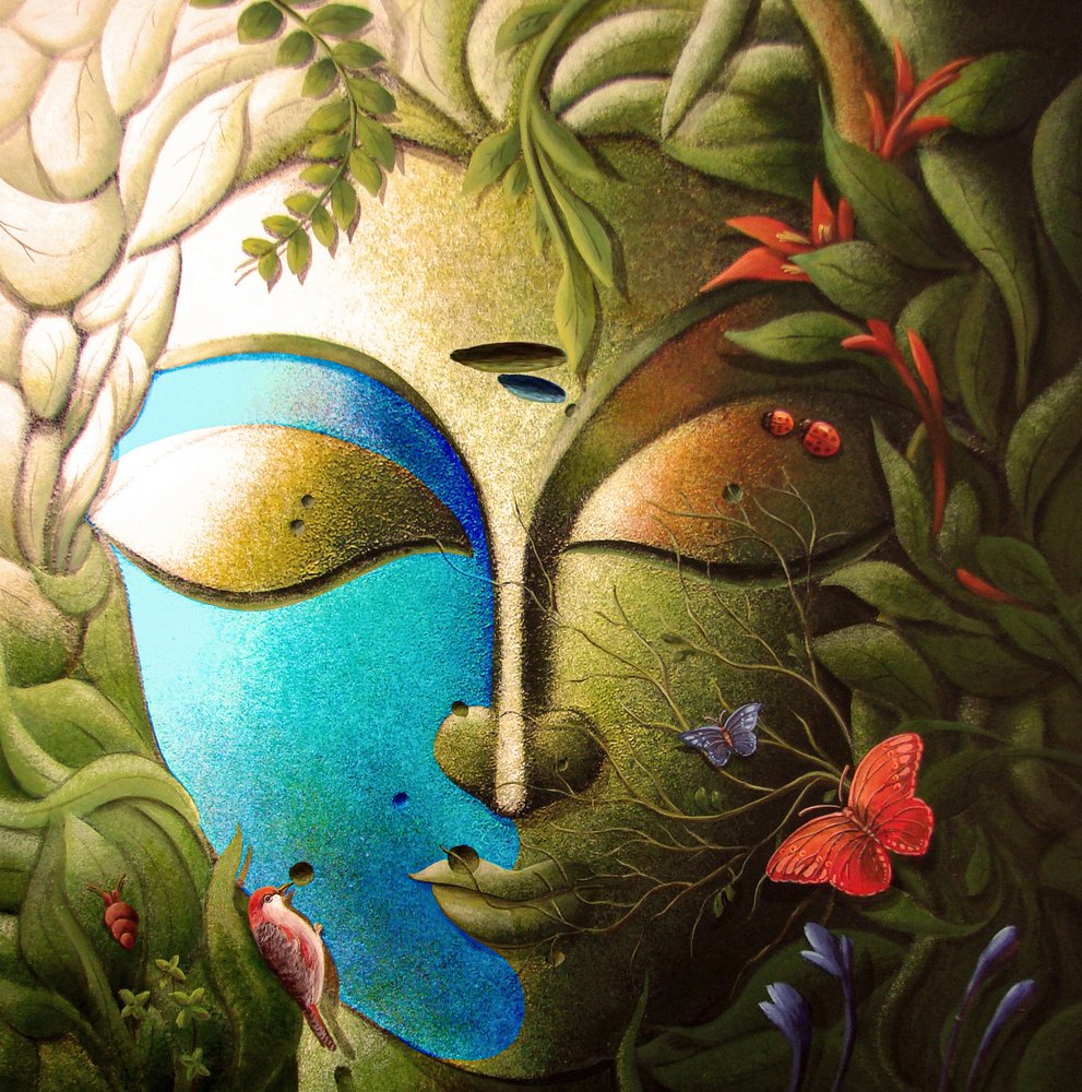 Serene Nature Face door Dhananjoy Mukherjee