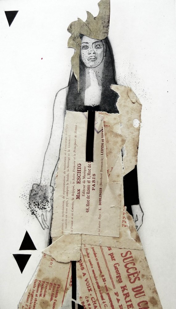 Abstract modeportret door Doris Schmitz
