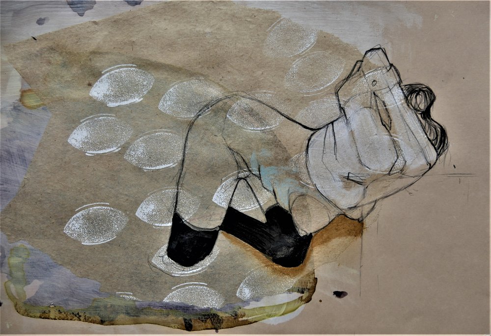 Abstract: Naakt in rust door Doris Schmitz