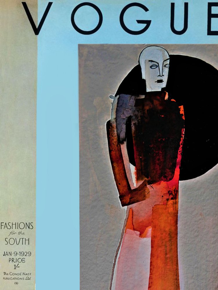 Art-deco-mode-illustratie door Doris Schmitz