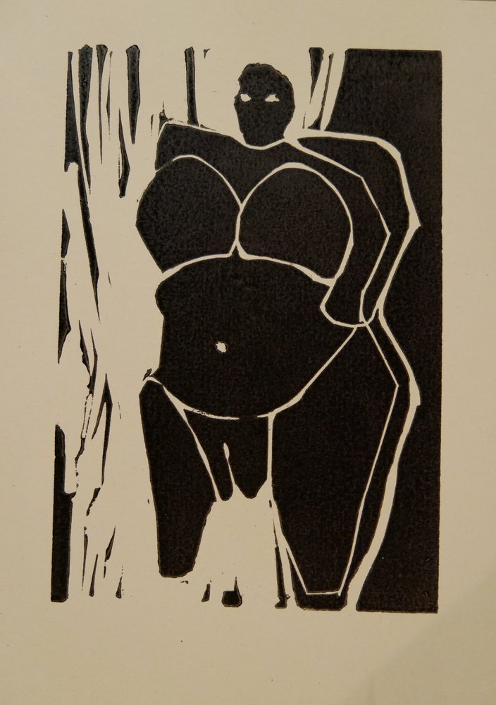 Een gedurfd, sensueel figuur door Doris Schmitz