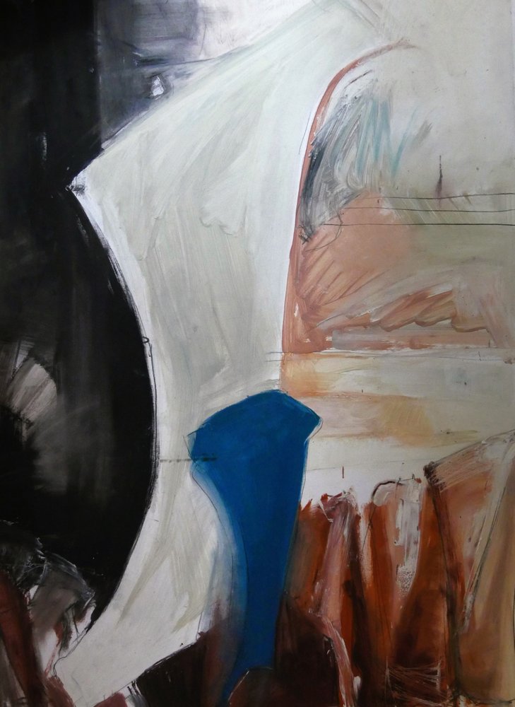 Dynamische abstracte stroming door Doris Schmitz