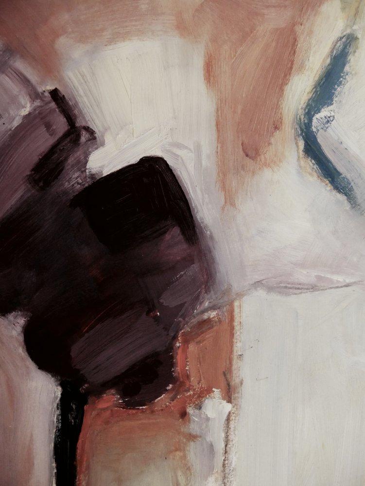 Aardse, abstracte stroming door Doris Schmitz