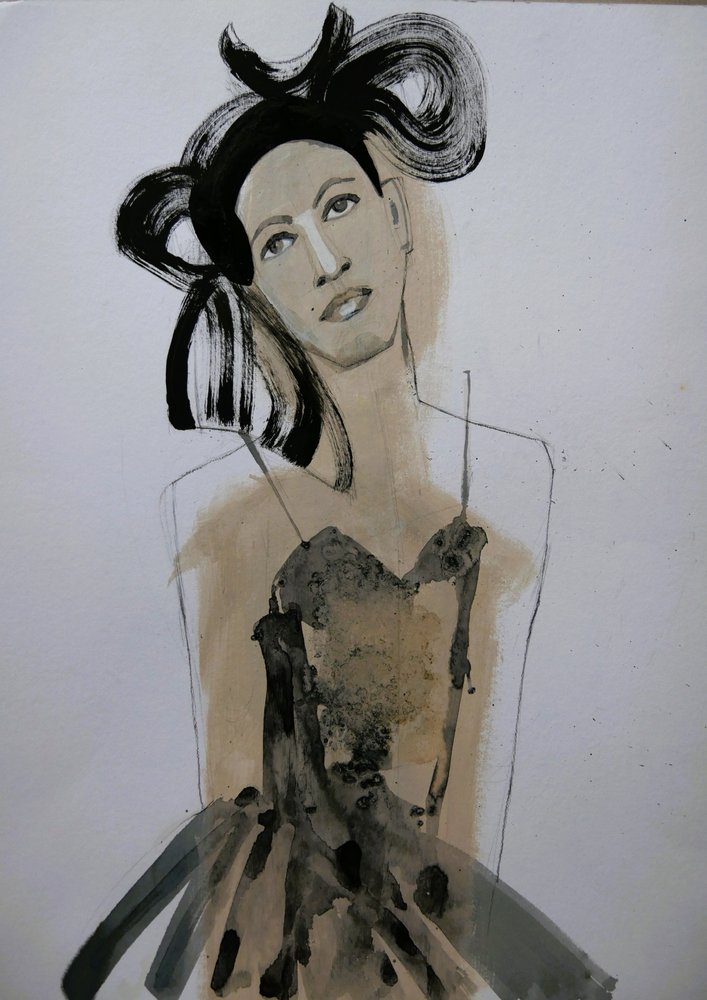 Elegant modeportrait door Doris Schmitz