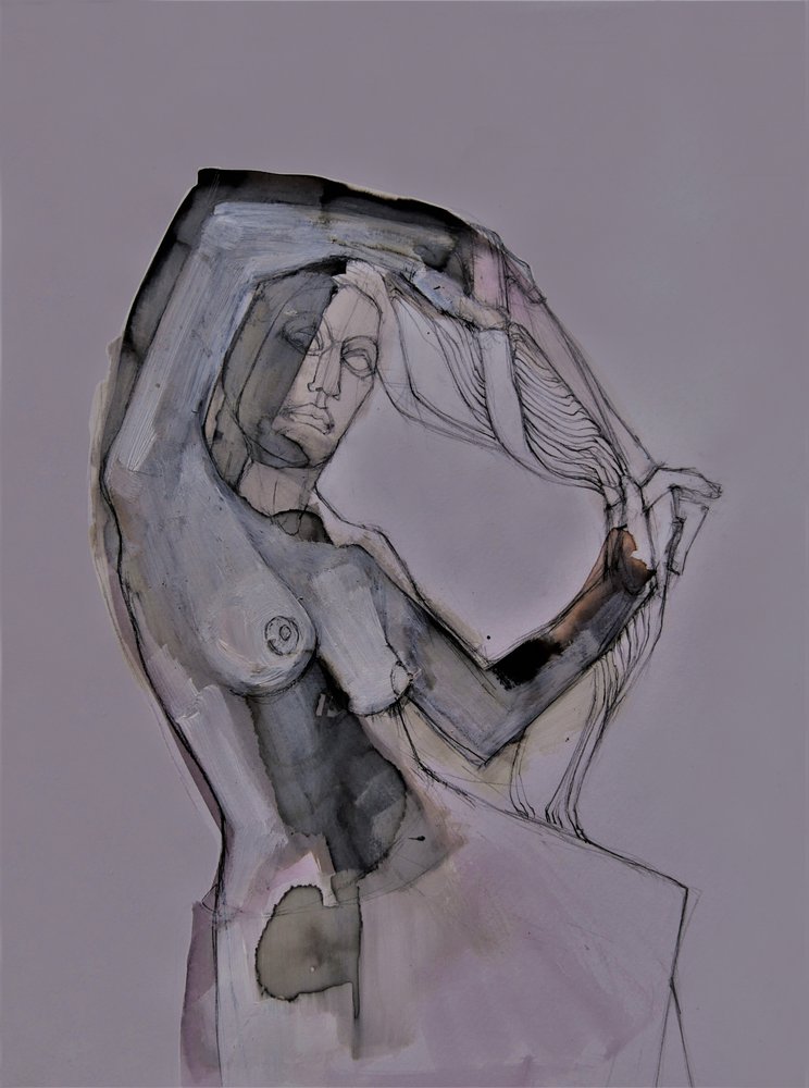Expressief vrouwenfiguur door Doris Schmitz