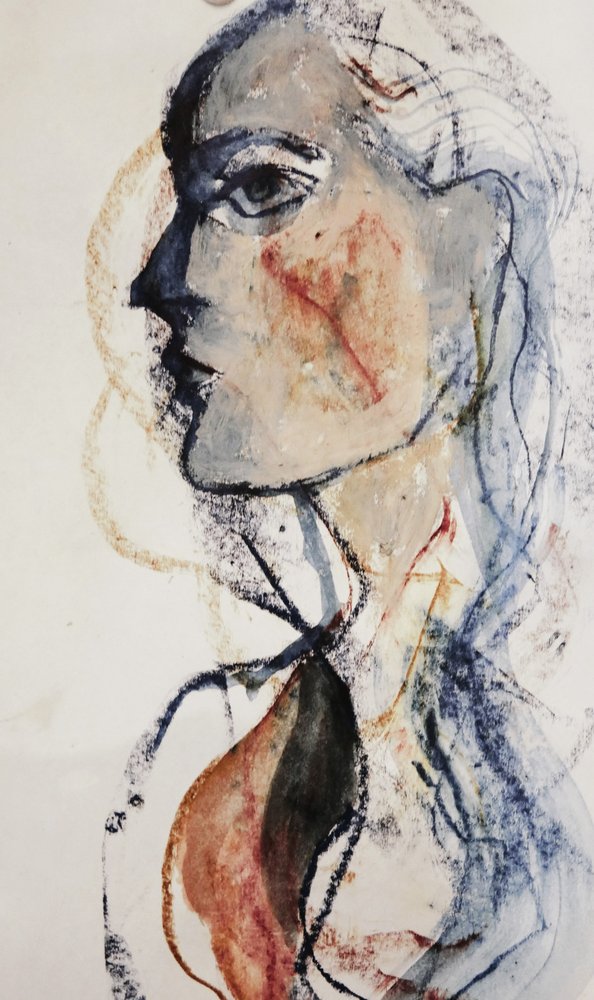 Profiel van een expressieve vrouw door Doris Schmitz